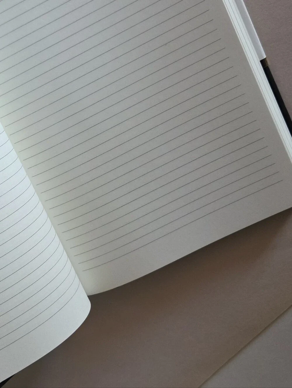 Papyrus Softcover Black Journal Notebook With Ivory Lined Pages